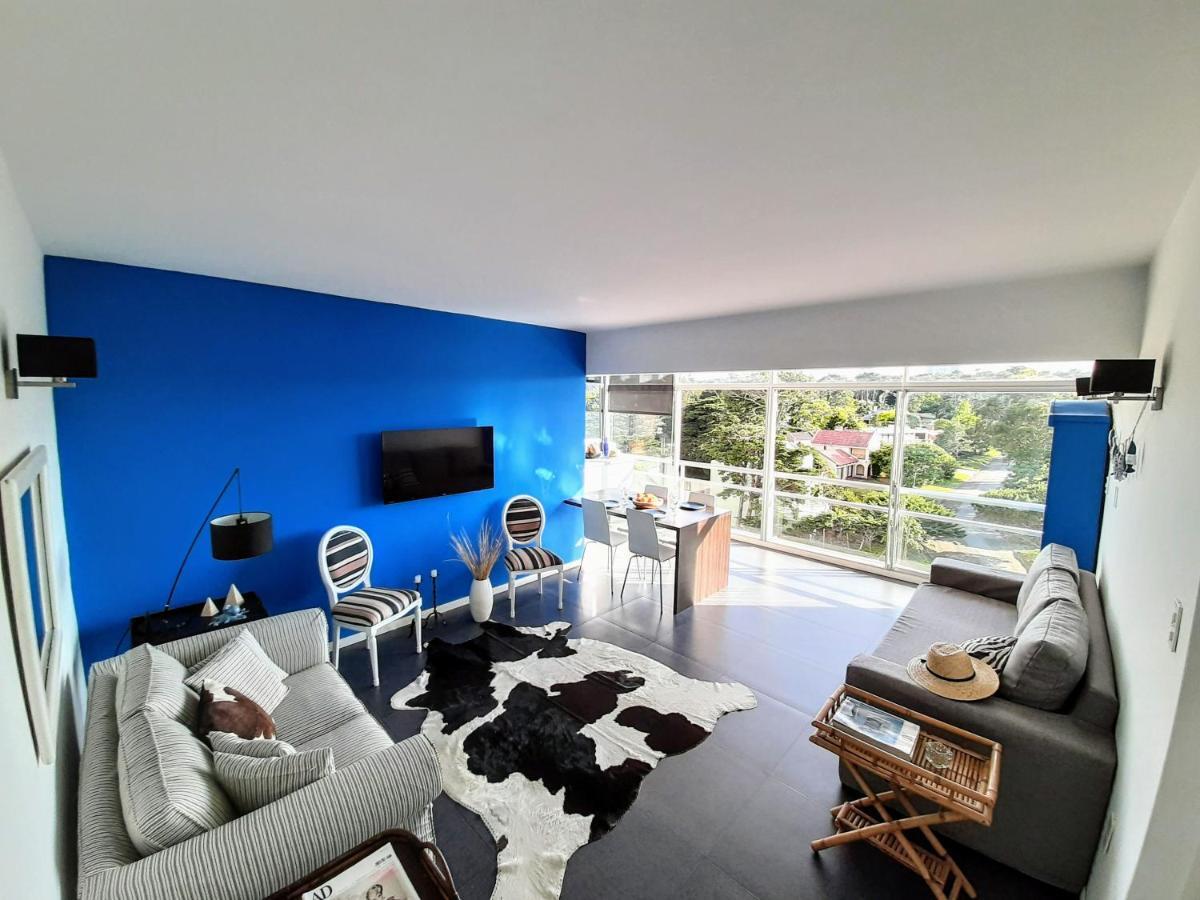 Casa Azul Primera Linea Mar I Playa Mansa Parada 10 Edificio Isla De Gorriti Punta del Este Bagian luar foto